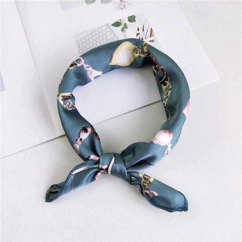 50 New Women's Korean Silk Neckerchiefs - Versatile Small Square Scarves for Spring, Summer, Autumn