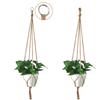 Pot Holder Macrame Plant Hanger Hanging Planter Basket Jute Braided Rope Craft