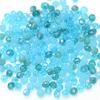 Sky Blue Multicolor 145/50pcs Rondelle Austria Faceted Crystal Quartz Charms Beads Loose Spacer Beads for DIY Jewelry Making
