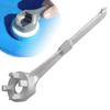 Drum Wrench Aluminum Drum Plug Bung Wrench Tool Opener Wrench for Bung Caps Opening 10 15 20 30 55 Gallon Drum 10Inch