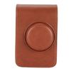 Camera Case Vintage Waterproof Soft PU Leather Protective Case with Detachable Strap for Instax