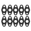 20 Pcs Turbo Oil Drain Gasket Turbocharger Oil Return Feed Flange Gasket Set for T3 T4 Turbocharge Gasket Paper