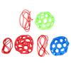 Hanging Feeding Toy Rubber Lattice Design Lightweight Soft Horse Treat Ball for Home and Farm