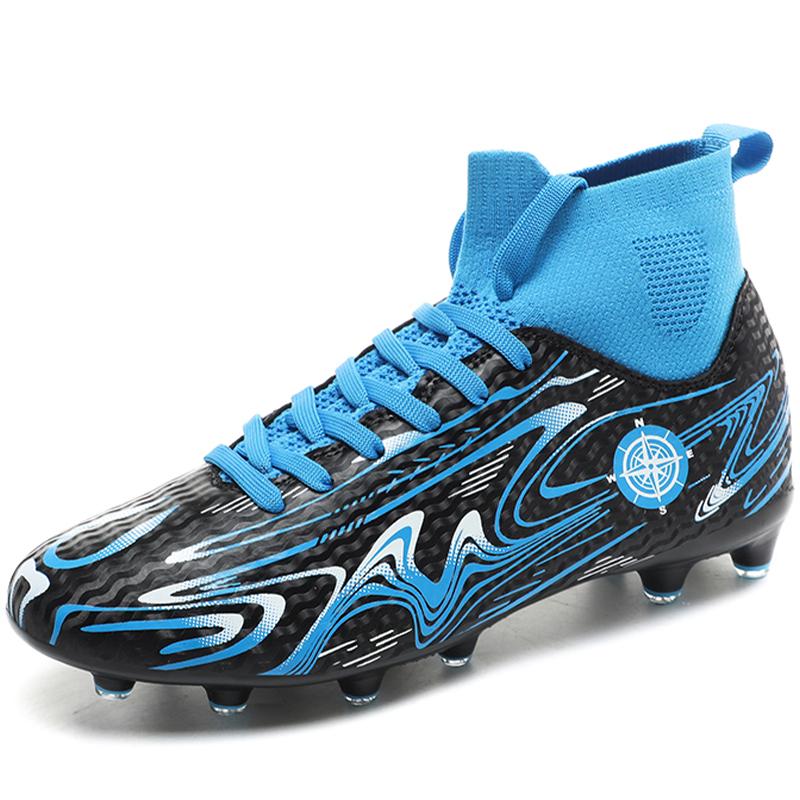 32-46 Football Shoes High -top Outdoor Men's Long Nails Sports Football Boots Large Size Young Sports Football Boots For Boys