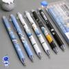 Cartoon Astronaut Erasable Neutral Pen 0.5mm Black / Blue Ink Pen Student Stationery Supplies