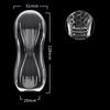 Transparent Male Masturbator Artificial Pussy Vaginal for Men 18 Glans Sucking Penis Pump Spikes Exerciser Sex Toys Erotic