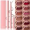 Nude Tapered Lip Liner Pencil Matte Creamy Plumping Lip Stain Waterproof Natural Nude Brown Slim Lips Liner Make Up Long-Lasting