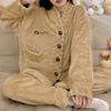 Women's Winter Warm Pajamas, Pajamas, Flannel Pajamas, Home Clothes, Velvet Coral Velvet, Large Size Pajamas, Home Clothes