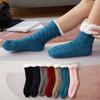 Floor Socks, Home Socks, Sleep Socks, Christmas Socks, Socks, Breathable, Warm Socks, Women's, Plush Mid Tube Socks