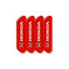 4PCS Car Door Safety Warning Reflective Mark 3D Sticker Car Accessories for Honda Fit Jazz Civic Accord Pilot Passport Stepwgn CRV BRV HRV Insight