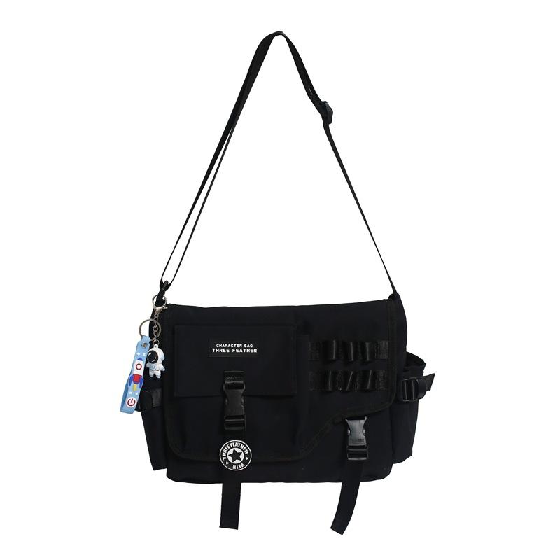 Canvas Crossbody Bags for Women Nylon Men Postman Student Shoulder Messenger Bag Large Satchel Fashion Bookbag Big Handbags