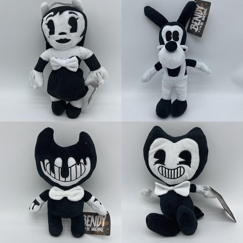 Hot 25/30cm Plush Bendy Doll And The Plush Ink Machine Toys StuffedThriller Game Plush Doll Soft Toys For Christmas Present Gift