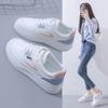 Korean Women's Sports Shoes - White Shoes, Thick Soled Women's Flat Shoes, Fashionable Student Casual Walking Shoes