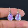 Natural Pink Opal Drop Earring 925 Sterling Silver Handcrafted Earring LiteWeight HandMade Earring Gift for Best Girl Gift For Her ThanksGiving