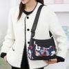 Fashion New Middle-aged Mother Bag Large-capacity Printed Multi-layer Shoulder Bag Lightweight Casual Joker Lady Crossbody Bag