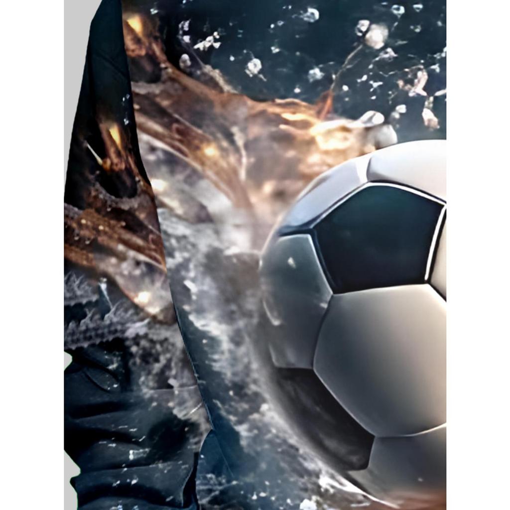 Children's Clothing, Boys' Hoodies, Long Sleeved 3D Printed Spring and Autumn Casual Outdoor Fashion Tops