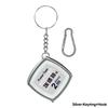 Key Ring Steel Ruler Mini Small Tape Measure 2m Steel Tape Measure Box Ruler Keychain Steel Tape Measure Waist Measure Height Meter Ruler