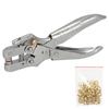 Professional Eyelet Pliers with 50 Small Eyelets