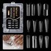 288Pcs/Box Acrylic Nail Art Tips Nail Forms For Uv Gel Quick Building Extension Top Molds Dual Forms Nails Accessories Tools