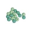 Silicone Beads, 12mm Ø, Mint Tones, 16 Pcs