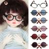 Plush Doll Accessories Plush Doll Eyeglasses Cute Heart Frame Glasses Clothes For 10/15cm Dolls