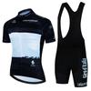 Summer Tour De Italy Team Sports Set Sportswear Jersey Men's Cycling Blouse Mtb Outfit 2023 Uniform Bib Shorts Clothing