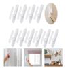 Easy-to-Install Wall-Mounted Curtain Cord Holder Kits Self-Adhesive Hooks for Efficient Curtain String Organization