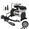 12V 100psi Heavy Duty Deluxe Portable Metal Air Compressor Car Tyre Inflator Automotive Inflation Pump Vehicle Inflation