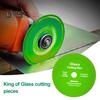 Glass Cutting Disc for Angle Grinder 1mm Chip-Free Blade Fast Precise Cuts Less Noise Flat Grinding Disc for Glass Jade Rock Plate Ceramics Sanding