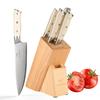 Knife Set Nanfang Brothers VG10 Steel Core Damascus Steel Set Santoku Paring Knife with Sharpening Good Cutting Cuts Fruits Cooking for Home