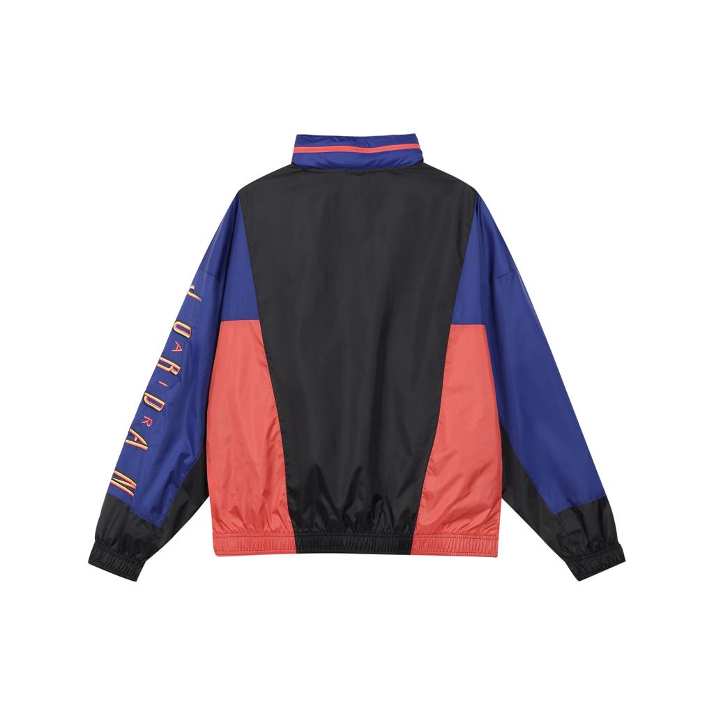 Jordan Embroidered Logo Color-Block Sports Woven Jacket Men Outerwear Blue DN3404-010