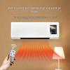 220V Wall-Mounted Electric Heater: Compact Fan for Bedroom and Bathroom.