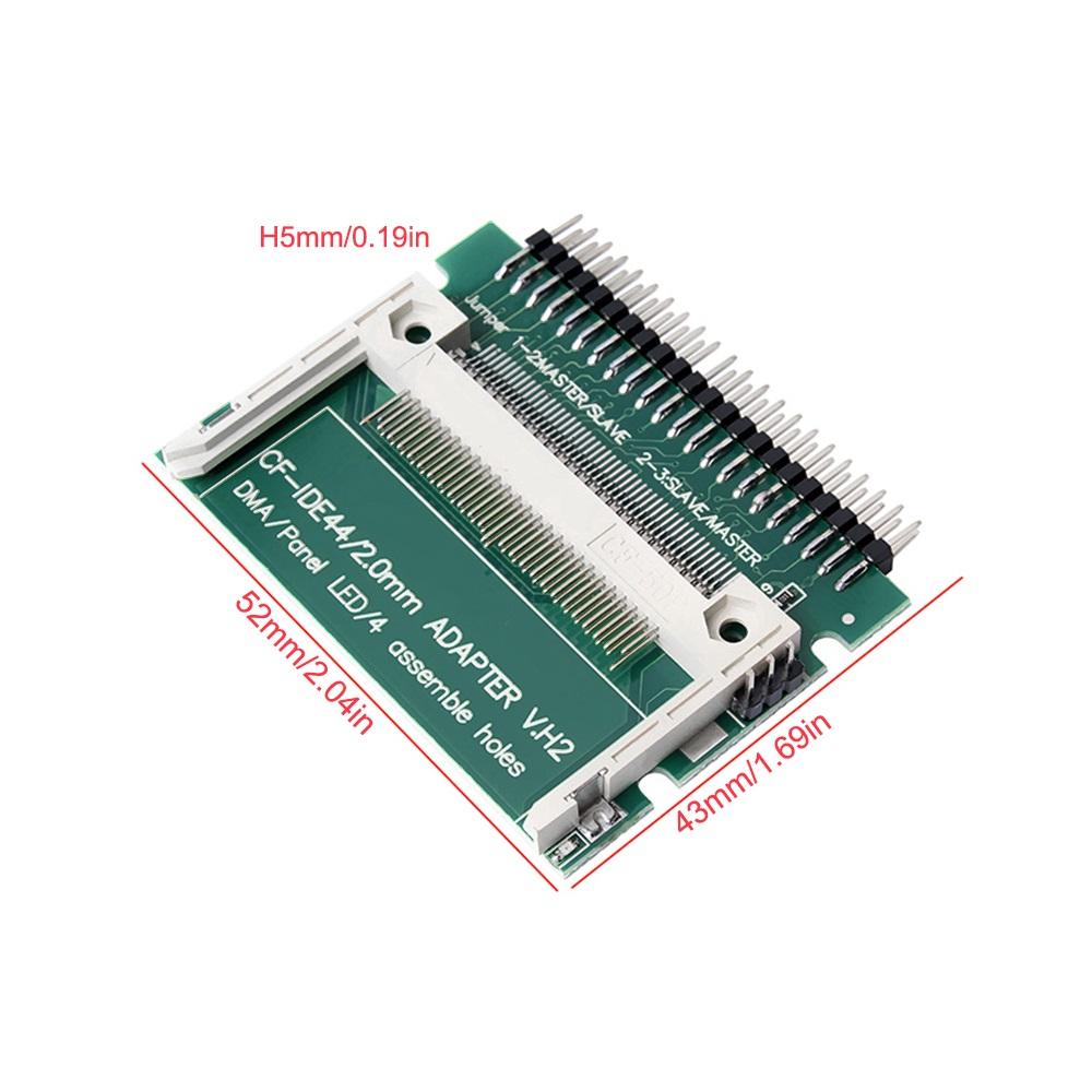 New CF To IDE Adapter CF Compact Flash Memory Card To 2.5" 44Pin Male IDE For Laptop