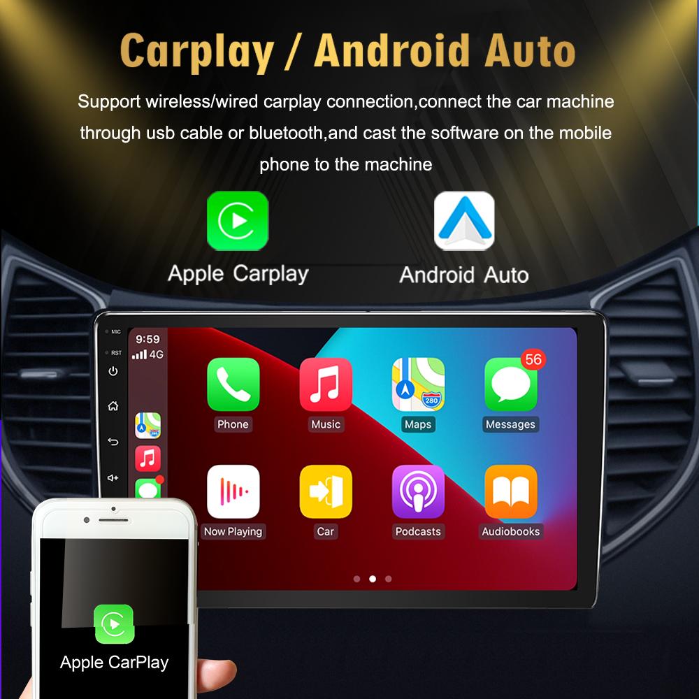 10 Inch Android Carplay For Hyundai Getz 1 2002-2011 Car Radio Multimedia Video Player GPS Navigation WIFI 4+64GB