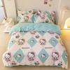 Hello Kitty Duvet Cover Bedding Set Duvet Cover with Pillowcase Single King Queen Twin Size Home Textile Children Bedroom Decor