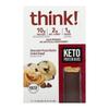 Think!, Keto Protein Bar, Chocolate Peanut Butter Cookie Dough, 10 Bars, 34G (1.2Oz) Each