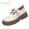 Loafers Women Lace-up British Style Platform Ladies Spring Shoes New Comfortable Casual Women's Shoes