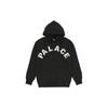 Palace FW22 Cut Out Hooded Sweatshirt With Embroidered Logo Print Men Hoodies Black P21CS229