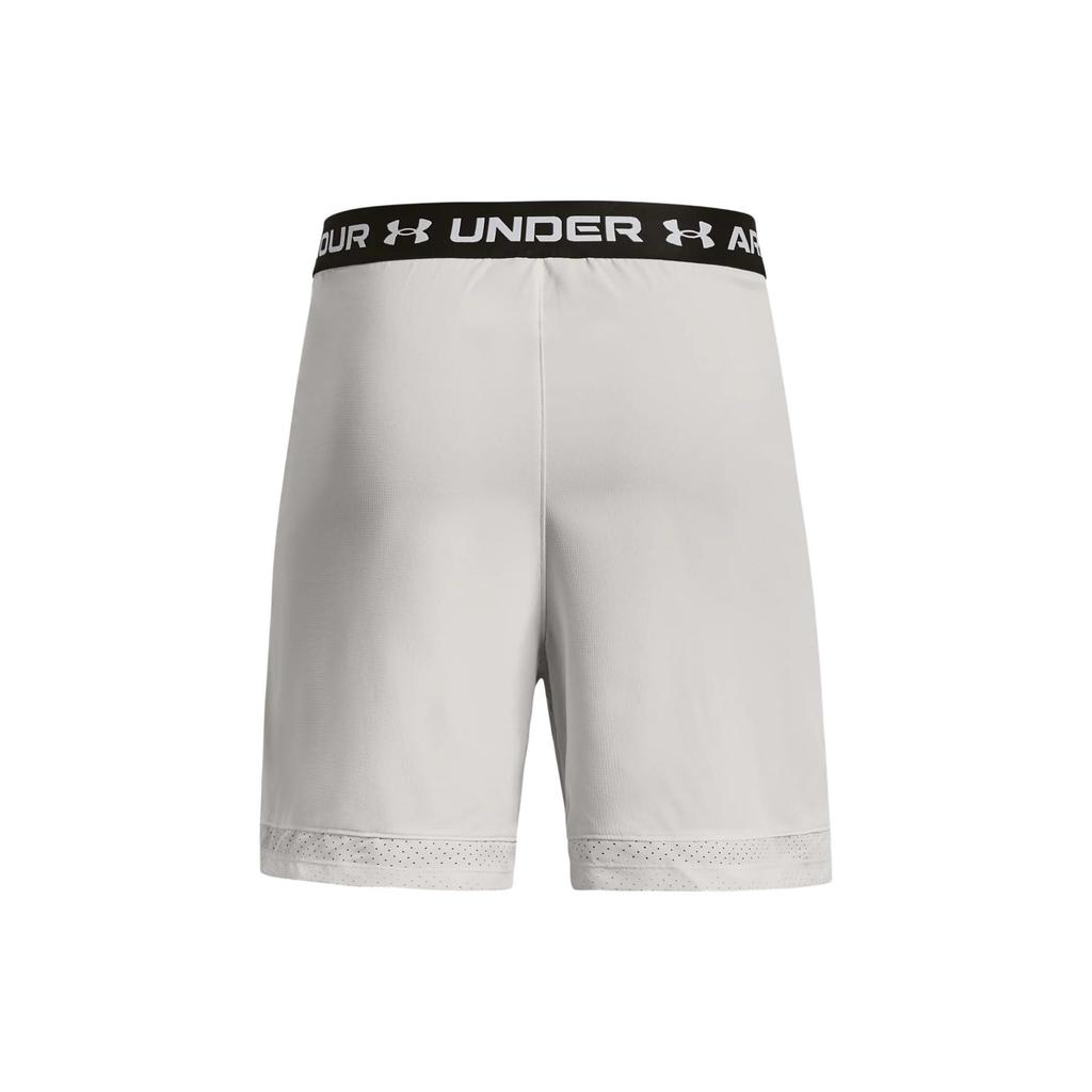Under Armour Vanish Logo Print Woven Polyester Fitted Mid-Rise Sports Shorts Men Shorts Clay-White 1373718-114