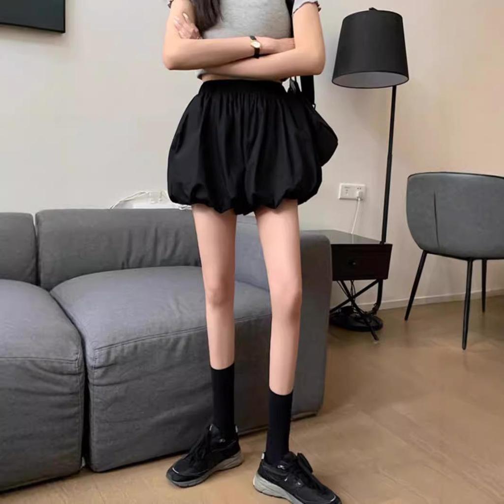 Women's White Tulip Puffy A-Line Midi Skirt - High Waist, Bodycon, Petite Slimming