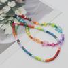 Trendy Anti-Lost Rainbow Enamel Bead DIY Phone Chain Lanyard – Popular Internet Style