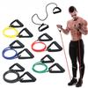 120cm 5 Levels Resistance Yoga Pull Rope Bands Handles Elastic Sports Bodybuild Home Workouts Muscle Training Rubber Tube Band