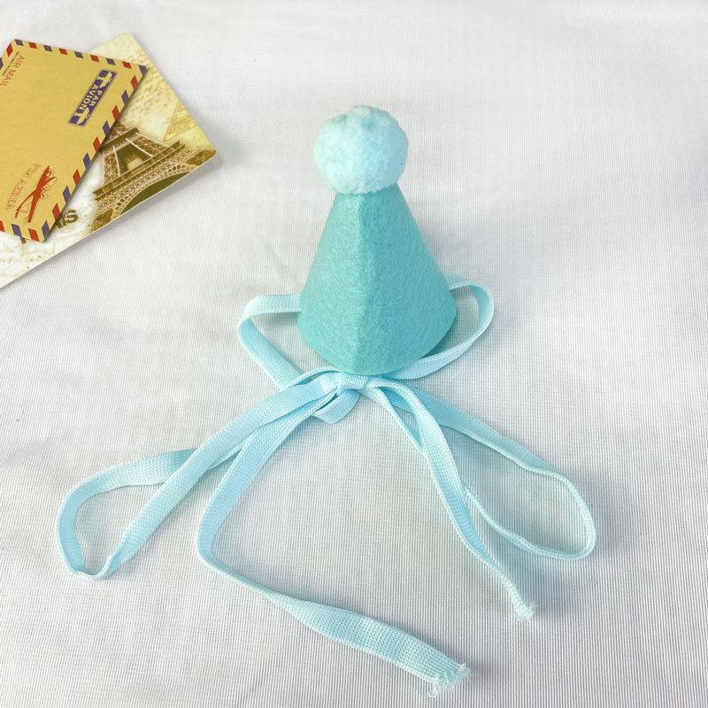 Pet Supplies Birthday Hat Decoration Bibs Cat Bibs Atmosphere Accessories Letter Embroidery Clothing