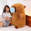 Big Funny Cartoon Snot Bubble Capybara Plush Toy Giant Soft Capybara Doll Ugly Cute Birthday Gift Exhibition Hall Deco 35inch
