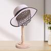 Mannequin Head Stand for Hats Caps Wig Holder Prop Manikin Display Rack with Wood