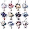 Project Anime Keychain for Fontaine and Natlan Characters Sigewinne Charlotte Navia Neuvillette Clorinde Freminet Keyrings