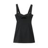 Kaslead New Arrival Women's Clothing Fashion Style Fashion Linen Blended Black Elegant Dress 8651396