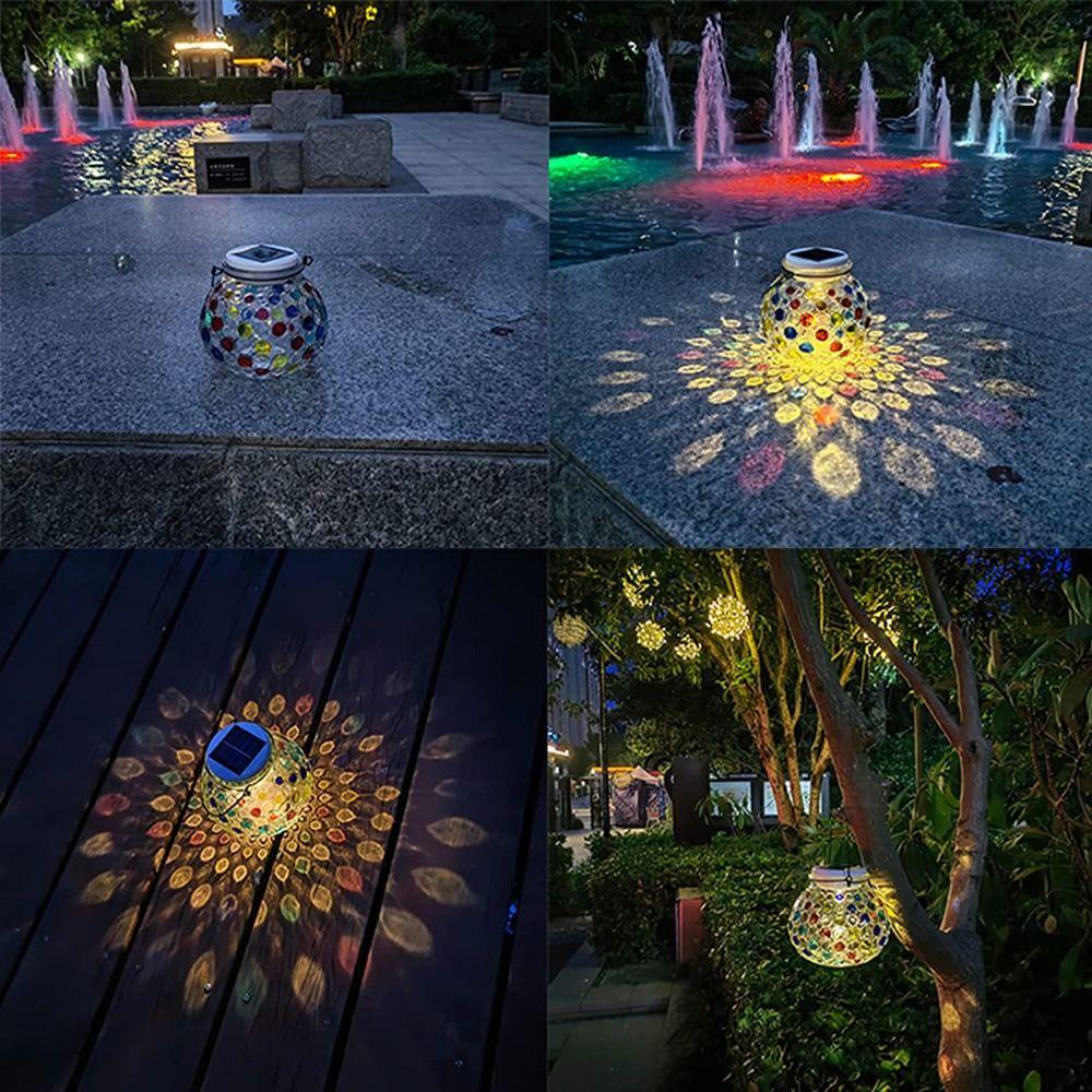 Light Home Decor Garden Light Solar Lantern Outdoor for Patio Countryyard Yard Solar Outdoor Lights