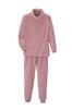 Little Island Long Sleeve Size Sweatshirt with Cable Loose Size Pink Women's Loungewear, Pink, M, Fleece, Fit, Fluffy, Pajamas, M,