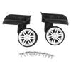 1 Pair Luggage Suitcase Wheels Trunk Universal Caster Spare Part Replacement for Luggage Suitcase